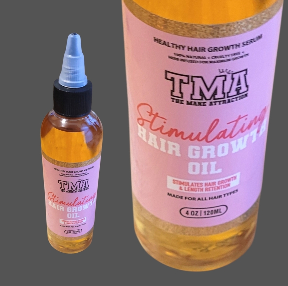 ( TMA ) Stimulating Hair Growth Oil  BIG Sz 4floz //(FREE GIFT WEN 2Floz)